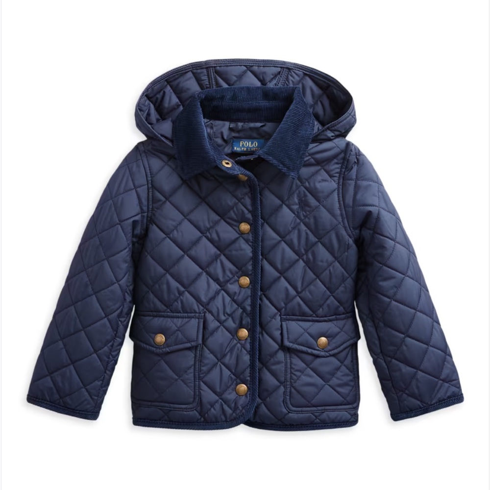 Polo by Ralph Lauren Girl’s Navy Quilted Jacket